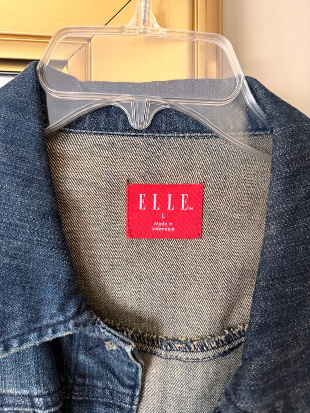 ELLE Women's Denim Jacket - Picture 2 of 5
